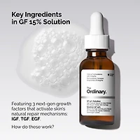 Sérum GF 15 % pour la réparation de la peau et les rides