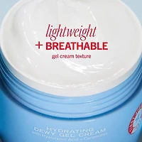 Crème hydratante gel-crème avec acide hyaluronique et céramides