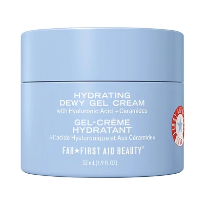 Crème hydratante gel-crème avec acide hyaluronique et céramides