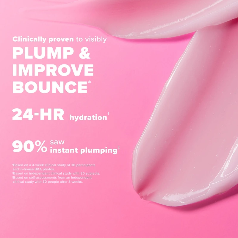 Gel-crème hydratant et repulpant avec peptides pro-collagène