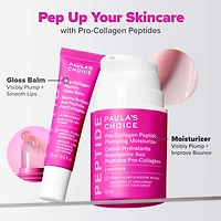 Gel-crème hydratant et repulpant avec peptides pro-collagène