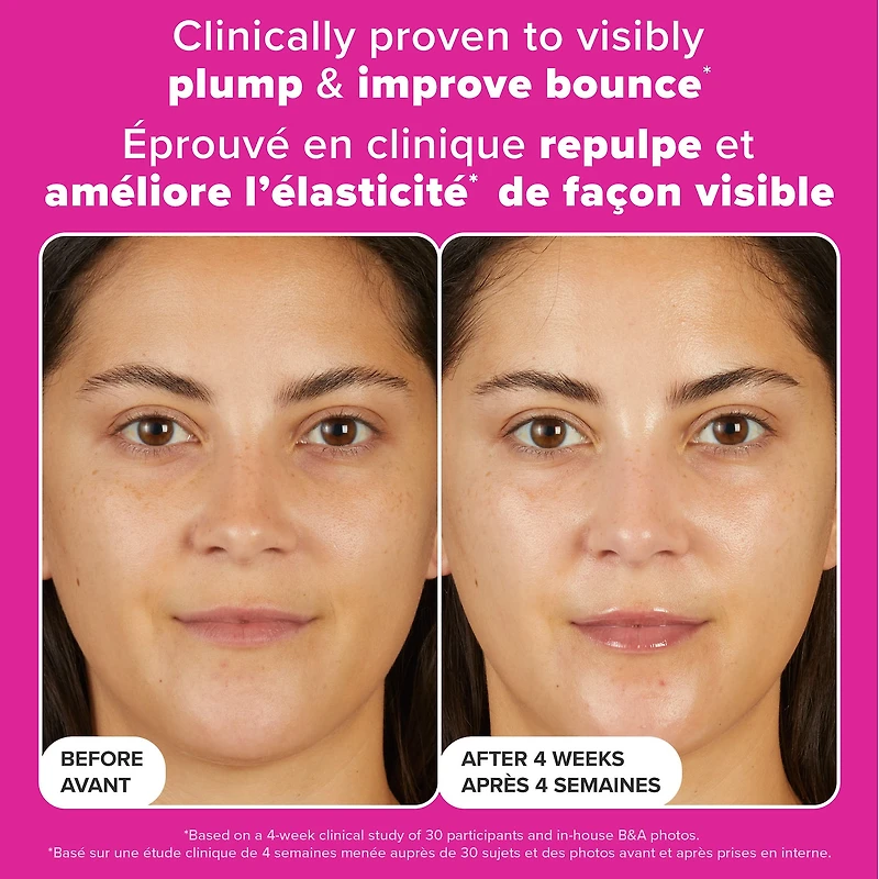 Gel-crème hydratant et repulpant avec peptides pro-collagène