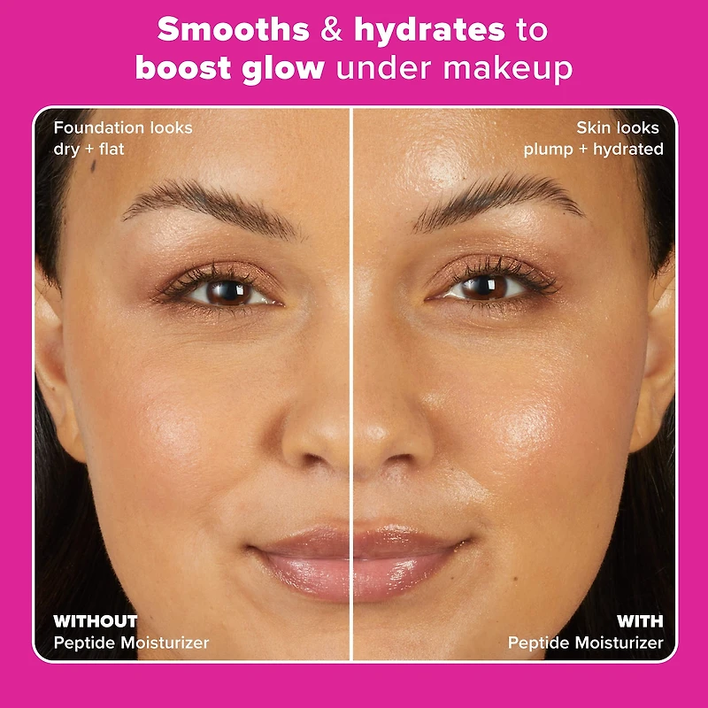 Gel-crème hydratant et repulpant avec peptides pro-collagène