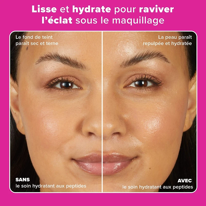 Gel-crème hydratant et repulpant avec peptides pro-collagène