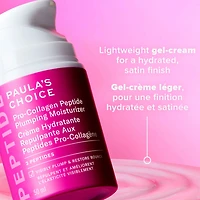 Gel-crème hydratant et repulpant avec peptides pro-collagène