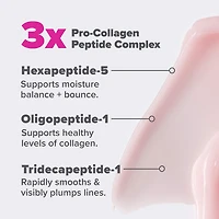 Gel-crème hydratant et repulpant avec peptides pro-collagène