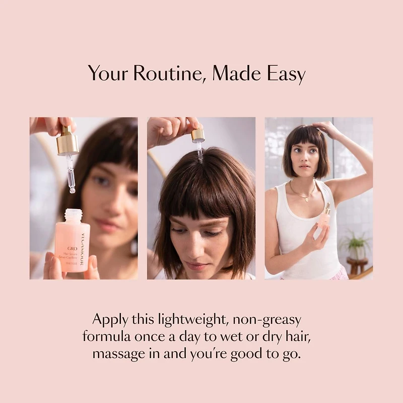 Sérum pour les cheveux GRO clairsemés