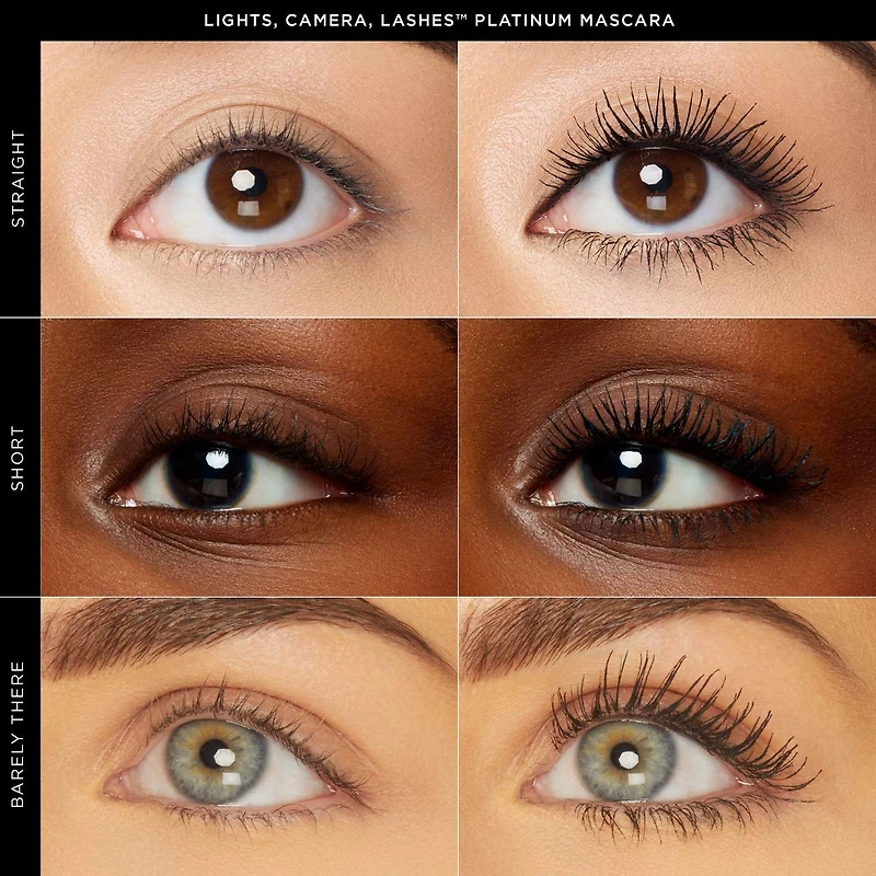 lights, camera, lashes™ 4-in-1 volumizing & conditioning platinum mascara