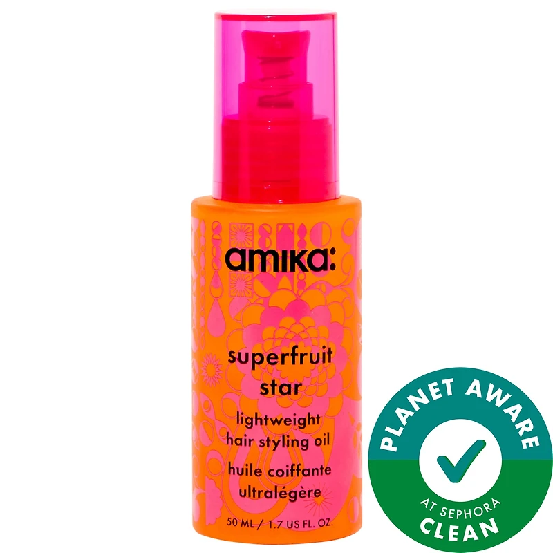 amika Superfruit Star Lightweight Hair Styling Oil 1.7 oz / 50 mL