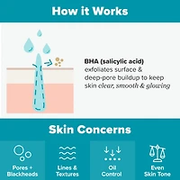 Lotion tonique exfoliante Skin Perfecting 2 % BHA pour une peau nette