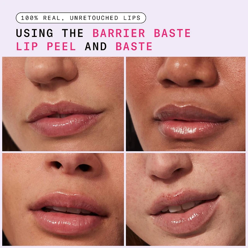Soin exfoliant AHA pour les lèvres Barrier Baste
