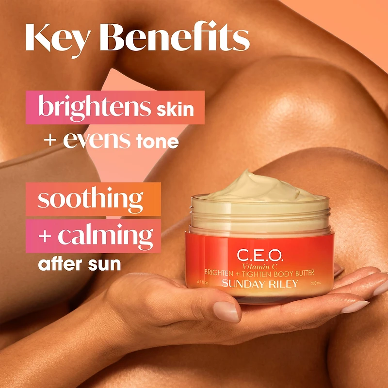 C.E.O. Vitamin C Brighten + Tighten Body Butter						
