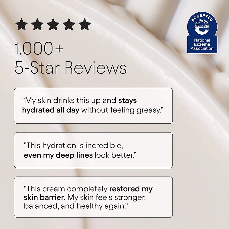 Super Peptide & Ghostberry Moisturizer for Eczema, Barrier and Wrinkle Repair