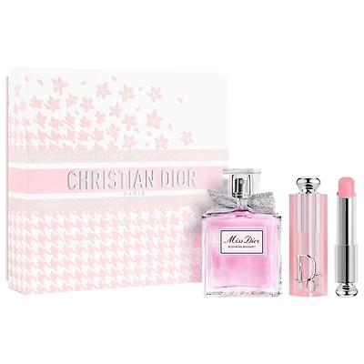 Ensemble-cadeau brillant à lèvres Dior et Blooming Bouquet Miss Dior