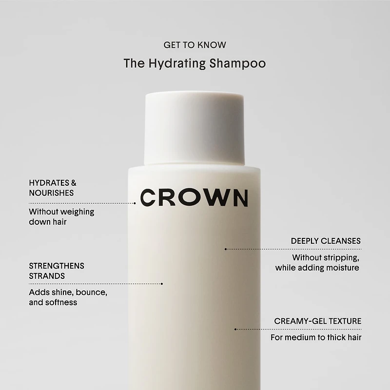 Shampoing The Hydrating Shampoo pour cheveux secs et abîmés
