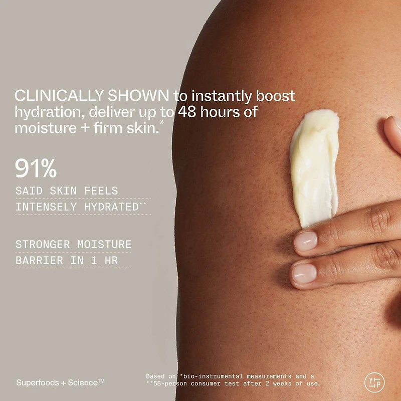 Superberry Firm + Glow Dream Body Butter with Niacinamide, Hyaluronic Acid Antioxidants