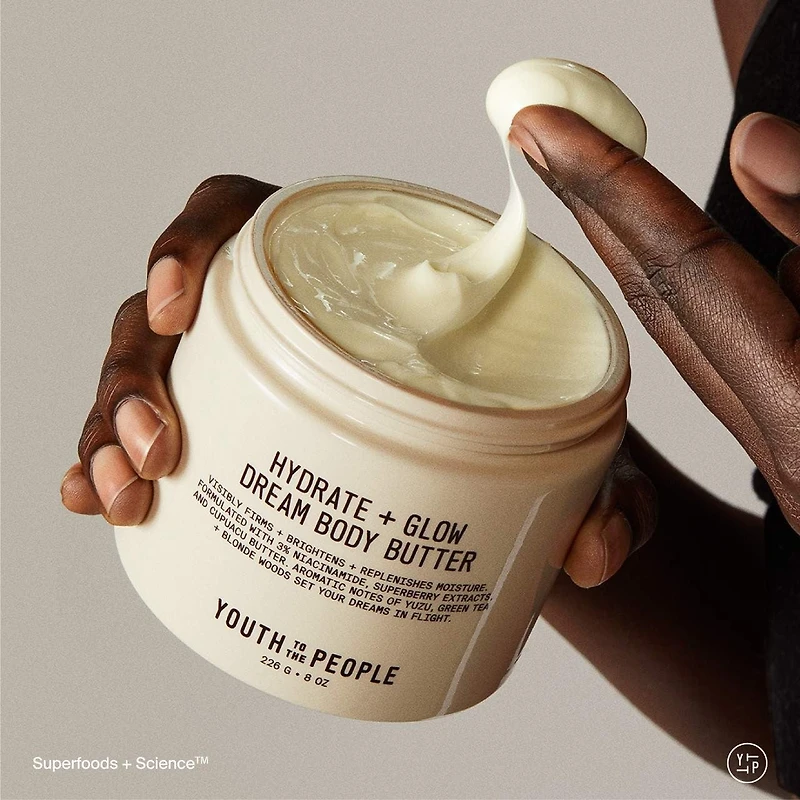 Superberry Firm + Glow Dream Body Butter with Niacinamide, Hyaluronic Acid Antioxidants