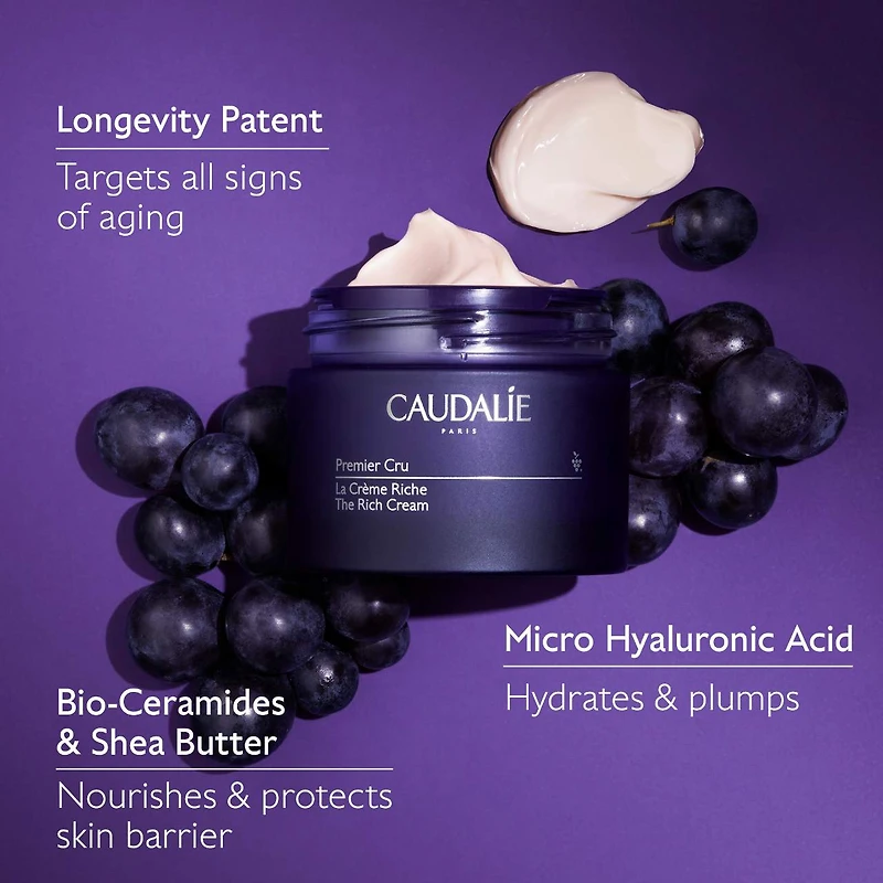 Hydratant riche rechargeable pour la barrière cutanée Premier Cru avec biocéramides