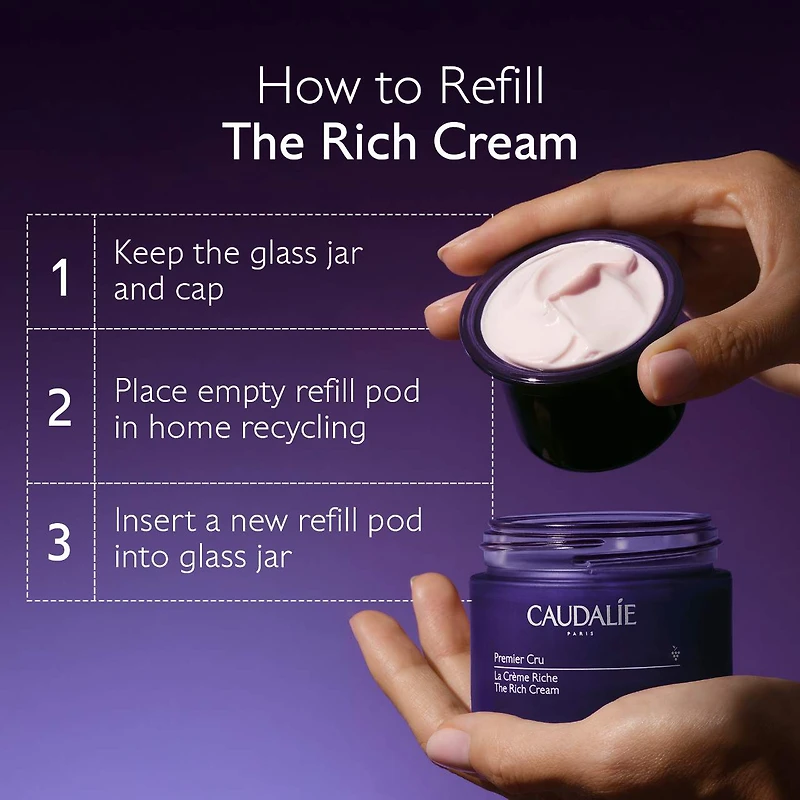 Hydratant riche rechargeable pour la barrière cutanée Premier Cru avec biocéramides