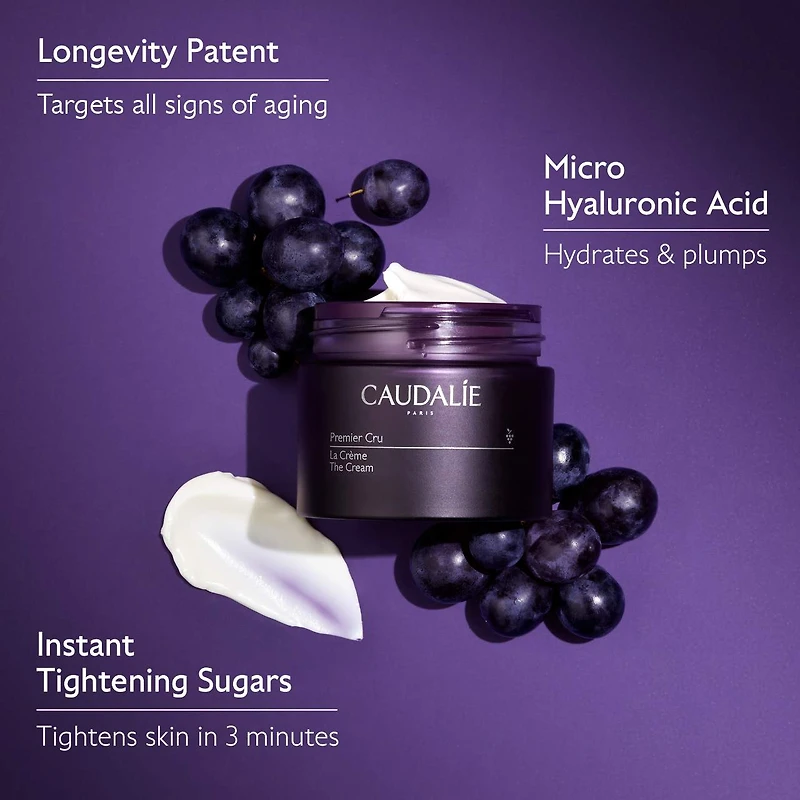 Crème antiâge Premier Cru avec acide hyaluronique