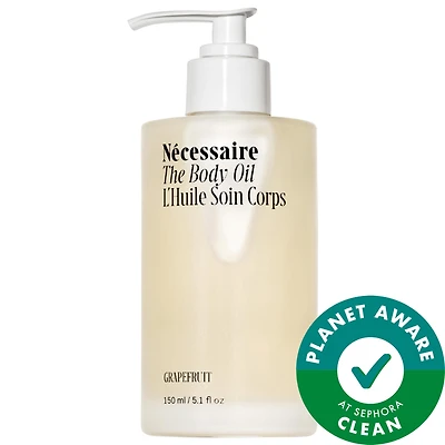 Nécessaire The Body Oil Grapefruit - Multi-Nutrient Treatment Oil With Peptides, Ceramides + Capsaicin Grapefruit 5.1 oz / 150 ml