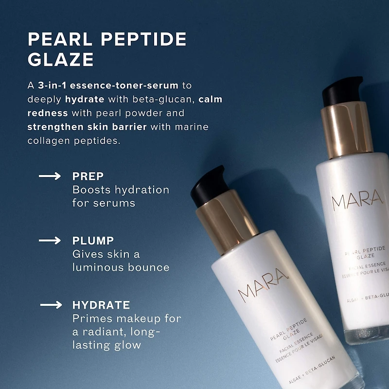 Pearl Peptide Glaze 3-in-1 Essence Toner Serum for Hydration & Redness
