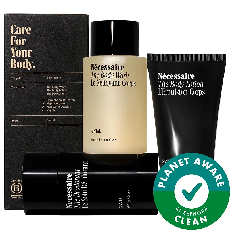 Nécessaire Santal Body Essentials Set - Trial + Travel