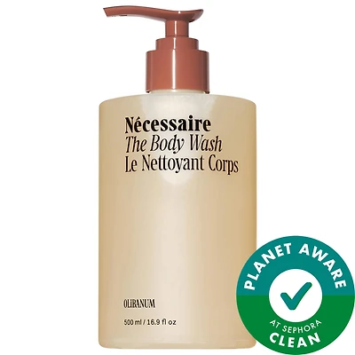 Nécessaire The Body Wash Olibanum - Radiance Treatment Cleanse With Vitamin C + Enzymes With Pump 16.9 oz / 500 mL