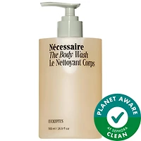 Nécessaire The Body Wash Eucalyptus - Nourishing Treatment Cleanse With Lipid-Rich Oils + Niacinamide With Pump 16.9 oz / 500 mL Eucalyptus
