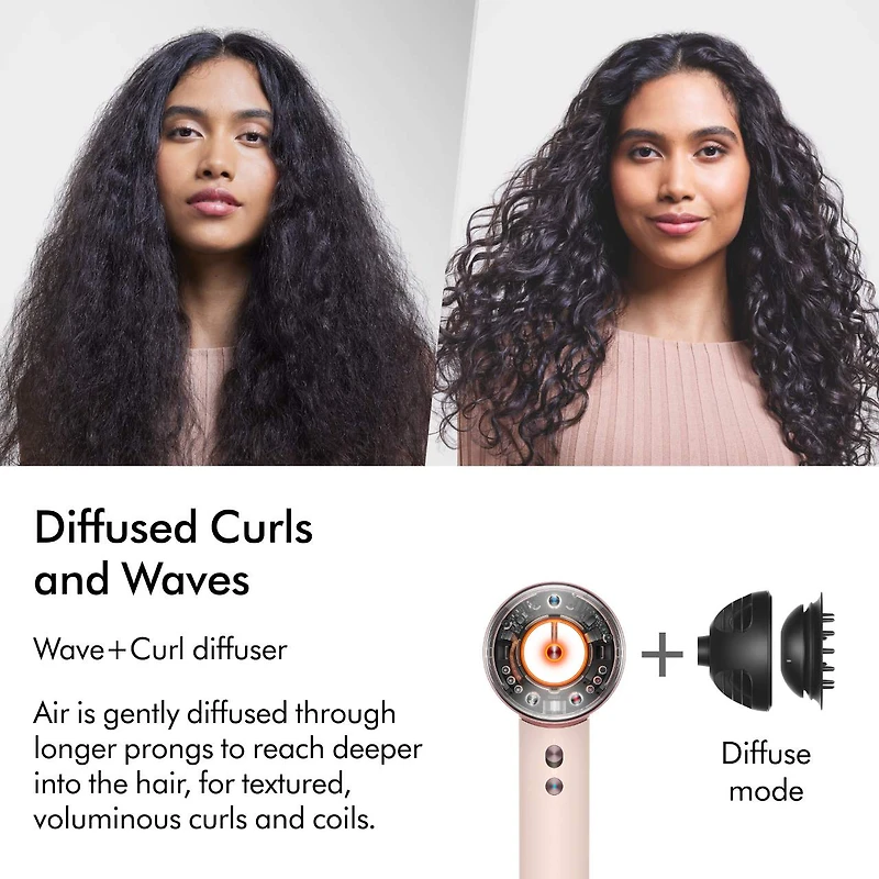 Supersonic Nural™ Hair Dryer in Ceramic Pink