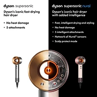 Supersonic Nural™ Hair Dryer in Ceramic Pink