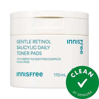 Daily Gentle Retinol Salicylic Toner Pads