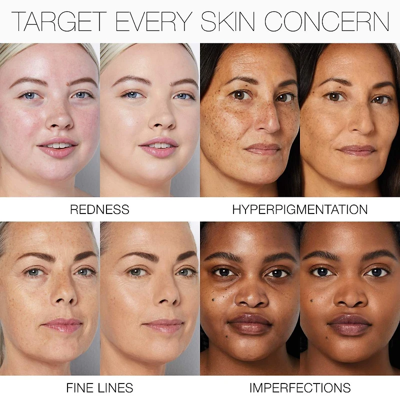 Fond de teint à couvrance moyenne Advanced Skincare réfléchissant la lumière