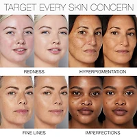 Fond de teint à couvrance moyenne Advanced Skincare réfléchissant la lumière