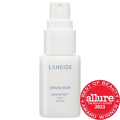 LANEIGE Mini Cream Skin Milky Toner Mist with Ceramides and Peptides 30ml Mist Pump