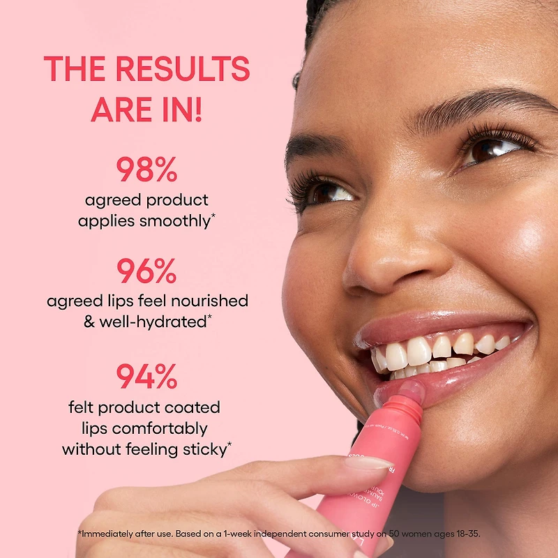 Baume hydratant léger Lip Glowy au beurre de karité