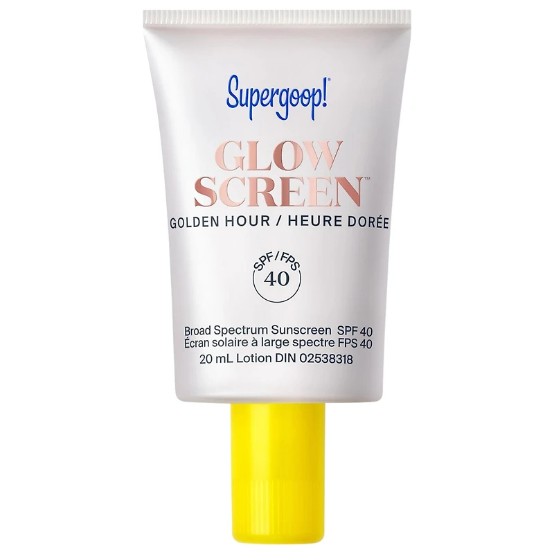 Écran solaire pour le visage Glowscreen avec FPS 40, acide hyaluronique et niacinamide
