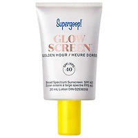 Écran solaire pour le visage Glowscreen avec FPS 40, acide hyaluronique et niacinamide
