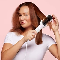 Mane x OUAI Anti-Frizz Heated Straightening Brush Hair Value Set