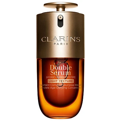 Clarins DOUBLE SERUM® Light Texture To Firm, Boost Radiance & Refine Pores oz / mL
