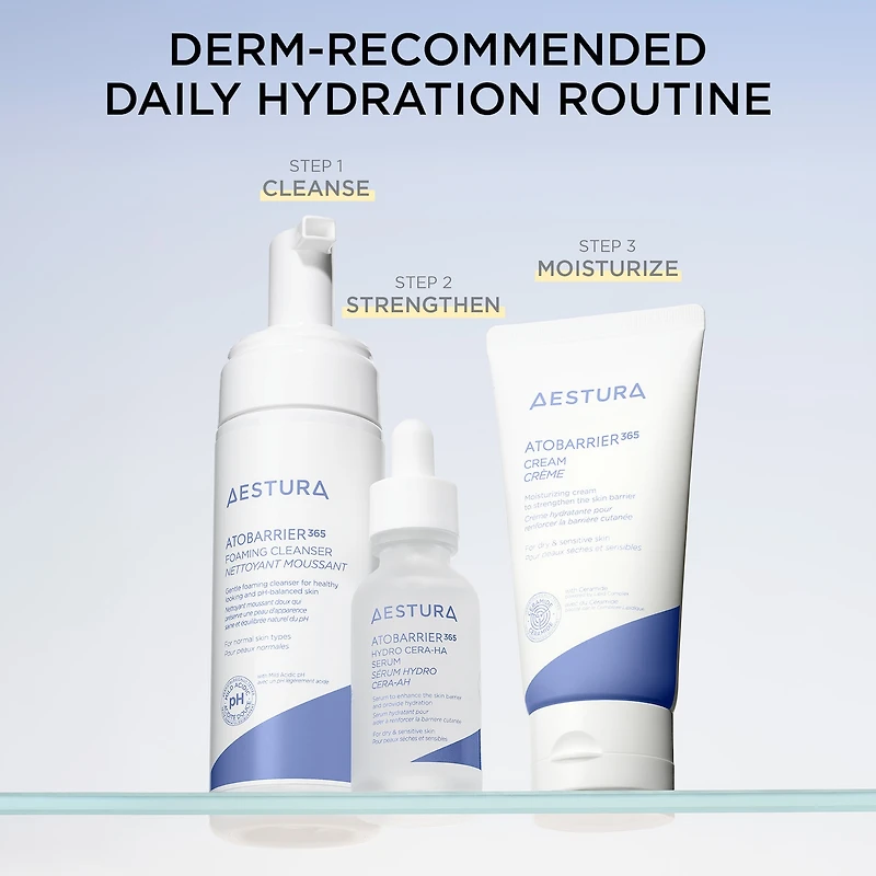 ATOBARRIER365 Gentle pH-Balancing Foaming Cleanser for Skin Moisture Barrier Repair