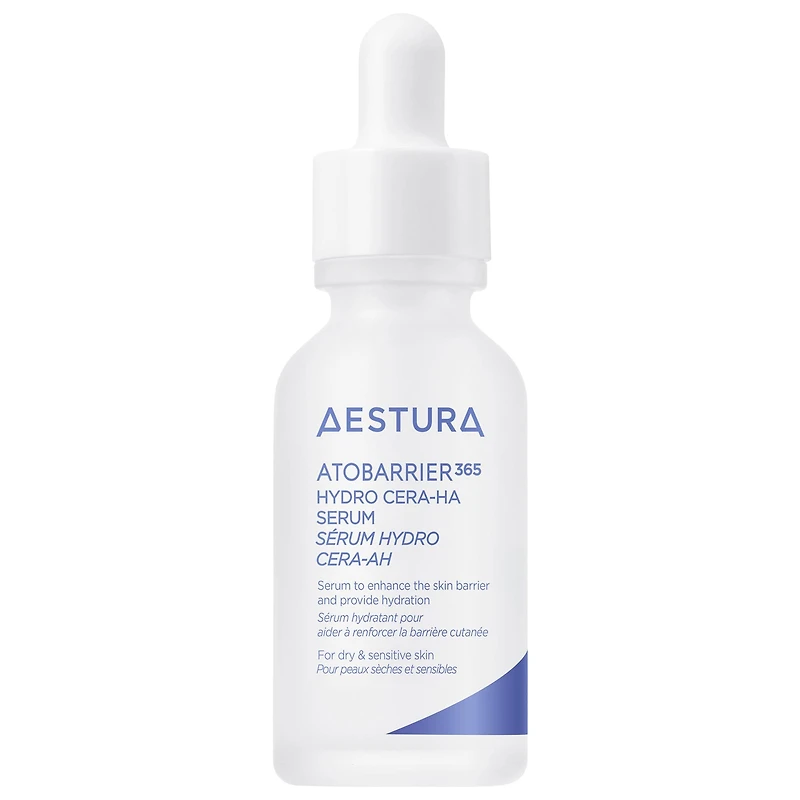 AESTURA ATOBARRIER365 Hydro CERA-HA Ceramide + Hyaluronic Acid Face Serum for Skin Moisture Barrier Repair 1.01 oz / 30 mL