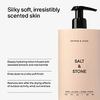 Saffron & Cedar Body Lotion with Niacinamide
