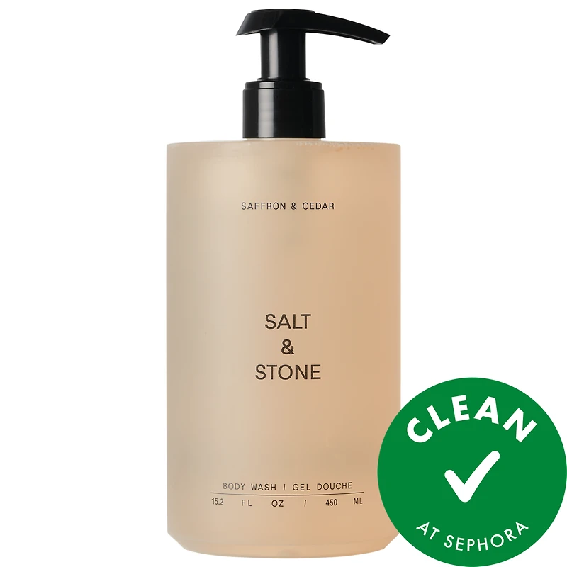 Saffron & Cedar Body Wash with Niacinamide + Probiotics