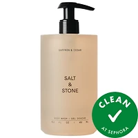 Saffron & Cedar Body Wash with Niacinamide + Probiotics