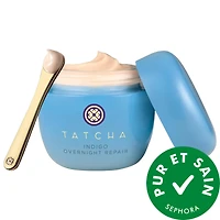 Crème protectrice de barrière qui réduit l’apparence des rougeurs Indigo Overnight Repair