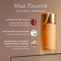 Brightening Saffron Toner Essence for Dark Spots with Niacinamide