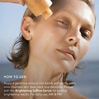 Brightening Saffron Toner Essence for Dark Spots with Niacinamide