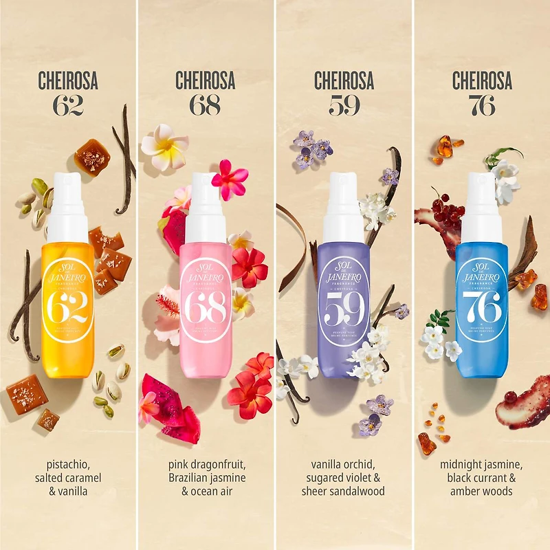 Ensemble découverte de brumes de parfum