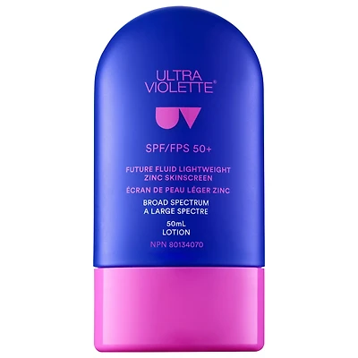 Ultra Violette Future Fluid SPF 50+ Superlight Mineral Fragrance Free Facial Sunscreen Serum 1.7 oz/50 mL